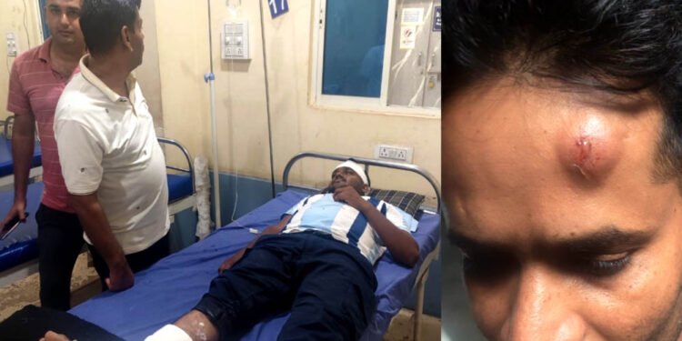 राजगढ़ में पुलिस टीम पर पथराव, यूपी-एमपी पुलिस पर हमला; 3 जवान घायल, 6 आरोपी गिरफ्तार