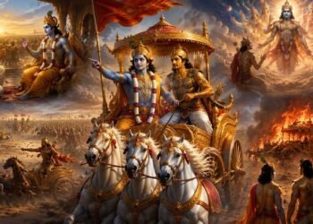 श्रीकृष्ण का अर्जुन को सारथी के रूप में चुनना और गीता का उपदेश