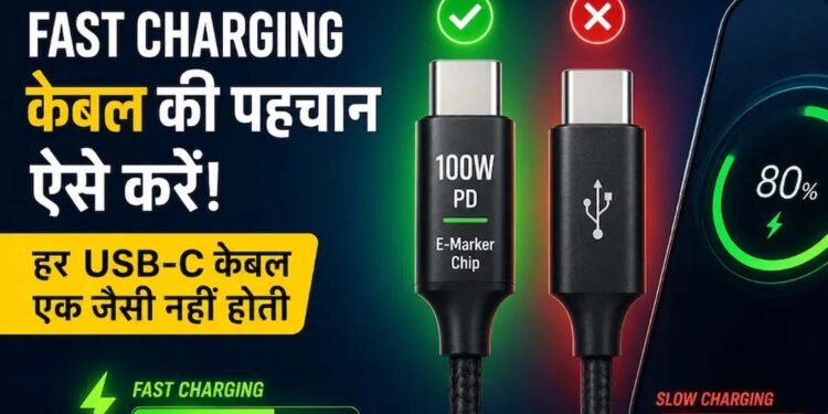 फास्ट चार्जिंग धीमी क्यों? खराब केबल हो सकती है असली वजह