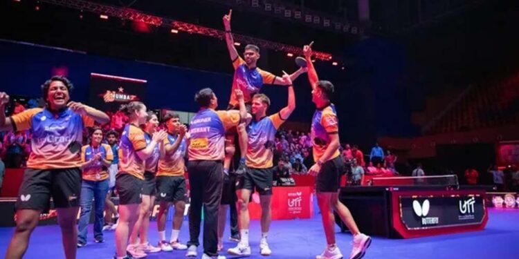 यू मुंबा टीटी ने गोवा को हराकर लगातार दूसरा यूटीटी खिताब जीता