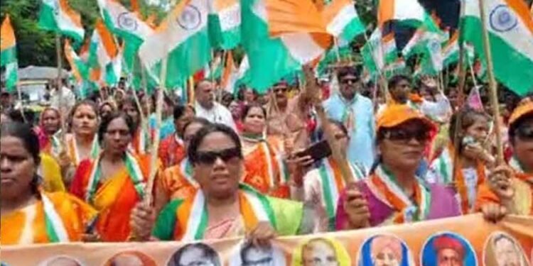 CG में ‘हर घर तिरंगा’ अभियान की तैयारी तेज, भाजपा 3 हजार स्थानों पर निकालेगी तिरंगा यात्रा