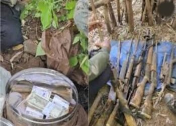 बीजापुर-नारायणपुर सीमा पर सुरक्षा बलों को बड़ी सफलता, जंगल से मिला नक्सलियों का डंप