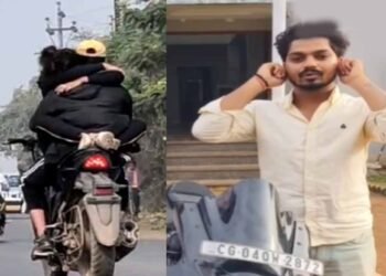 रायपुर में बाइक की टंकी पर बैठाकर बनाई खतरनाक रील, पुलिस ने ‘इंस्टाग्राम हीरो’ की उतारी हेकड़ी