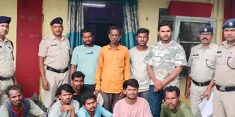 बिलासपुर में JCB बकेट से मालगाड़ी डिरेलमेंट मामला, RPF ने 10 आरोपियों को किया गिरफ्तार
