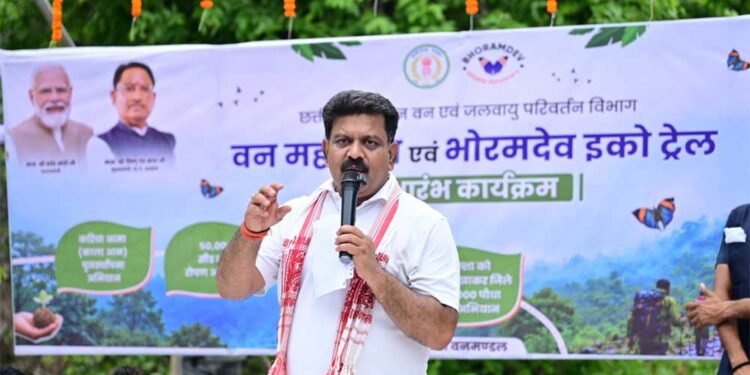 भोरमदेव में इको-टूरिज्म को मिली नई पहचान, उप मुख्यमंत्री ने वन महोत्सव और 6 किमी लंबे इको ट्रेल का किया शुभारंभ