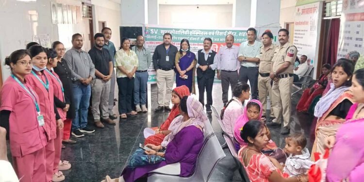 जिला चिकित्सालय अनूपपुर में निःशुल्क मेगा स्वास्थ्य शिविर सम्पन्न