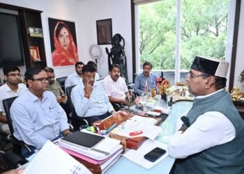 प्रभात चौराहा फ्लाईओवर में देरी पर सख्त हुए मंत्री  सारंग, PWD अधिकारियों पर की नाराजगी व्यक्त