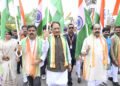 मुख्यमंत्री विष्णु देव साय ने हाथ में तिरंगा थामकर किया भव्य तिरंगा यात्रा का नेतृत्व