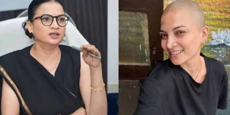 कैंसर पीड़ित बच्ची की मुस्कान के लिए कमिश्नर सविता प्रधान ने मुंडवाया सिर, सिंगरौली में मिसाल बनीं
