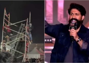 यश की ‘टॉक्सिक’ के प्री-रिलीज इवेंट में हादसा, साउंड सेटअप गिरने से छात्र घायल