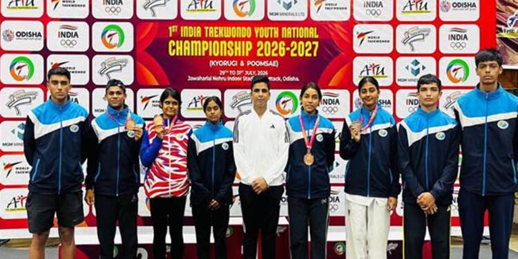 राष्ट्रीय ताइक्वांडो चैंपियनशिप में मध्यप्रदेश अकादमी का शानदार प्रदर्शन