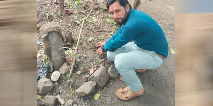 प्रदेश संगठन मंत्री चंद्रशेखर राठौर ने लगाए आम का पौधे