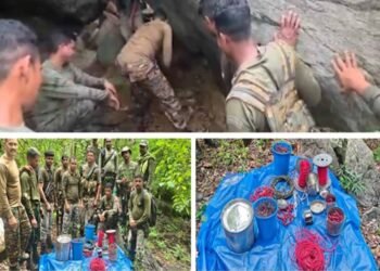 Bastar में नक्सलियों के डंप से 2 टिफिन बम समेत भारी मात्रा में विस्फोटक बरामद