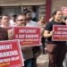 CG में बैंक अधिकारियों-कर्मचारियों का प्रदर्शन, ‘5 दिवसीय बैंक सप्ताह’ लागू करने की मांग