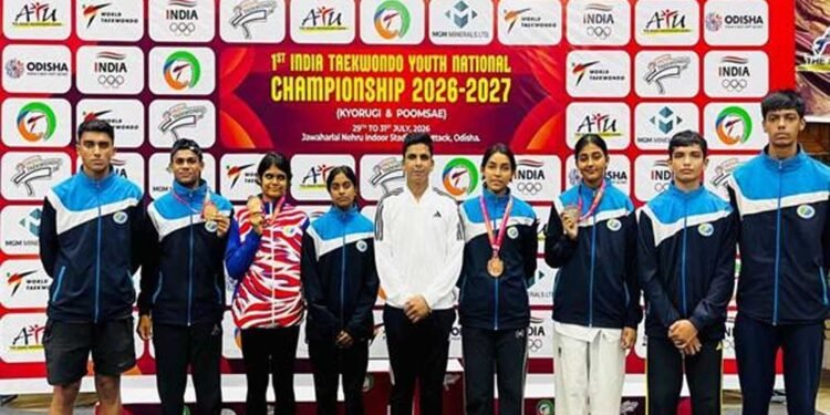 राष्ट्रीय ताइक्वांडो चैंपियनशिप में मध्यप्रदेश अकादमी का शानदार प्रदर्शन