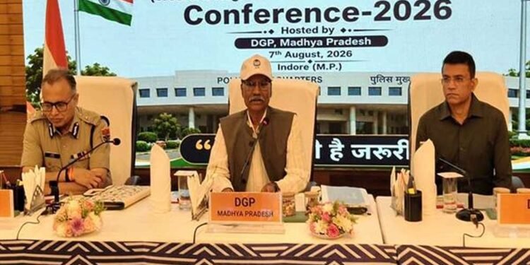 13वीं पश्चिम क्षेत्रीय पुलिस समन्वय समिति की बैठक इंदौर में सम्पन्न