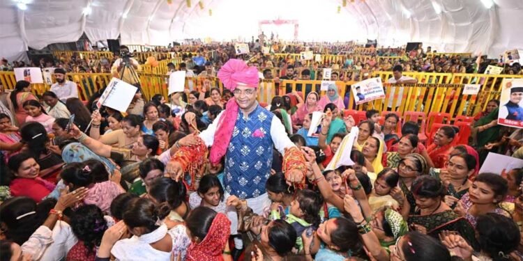 नरेला रक्षाबंधन महोत्सव बना विश्वश का सबसे बड़ा राखी महोत्सव : विश्वास कैलाश सारंग