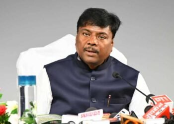 रायपुर : वन एवं जलवायु परिवर्तन मंत्री केदार कश्यप की पत्रवार्ता