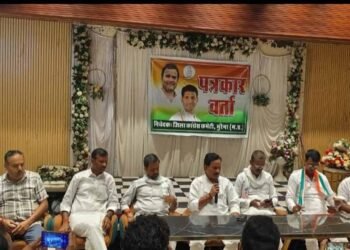 नगर निगम में भ्रष्टाचार के आरोपों को लेकर कांग्रेस की प्रेस वार्ता