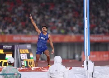 एशियन गेम्स में देव कुमार मीना का ऐतिहासिक प्रदर्शन, 5.50 मीटर की छलांग से बनाया नया राष्ट्रीय रिकॉर्ड