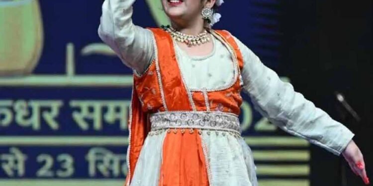 41वें चक्रधर समारोह में नन्हीं नृत्यांगना आशिका सिंघल ने मोहा मन