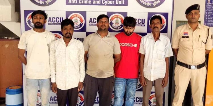भिलाई में साइबर ठगी पर बड़ा एक्शन, रकम खपाने वाले 6 म्यूल बैंक खाताधारक गिरफ्तार