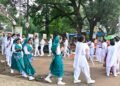 सेवा संकल्प अभियान के तहत नुक्कड़ नाटक और रंगोली से विद्यार्थियों ने दिया जागरूकता एवं राष्ट्र निर्माण का संदेश