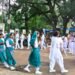 सेवा संकल्प अभियान के तहत नुक्कड़ नाटक और रंगोली से विद्यार्थियों ने दिया जागरूकता एवं राष्ट्र निर्माण का संदेश