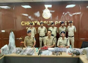 मध्यप्रदेश पुलिस की अवैध हथियारों के मामले में बड़ी कार्रवाई