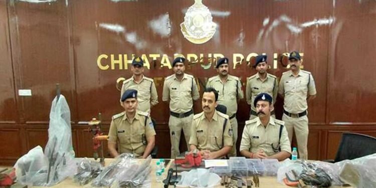 मध्यप्रदेश पुलिस की अवैध हथियारों के मामले में बड़ी कार्रवाई