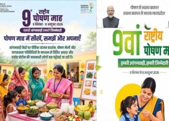 मध्यप्रदेश  राष्ट्रीय पोषण माह में देश में तीसरे स्थान पर