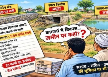 विलगांव चौधरी में 5.50 करोड़ के निर्माण कार्यों की फेहरिस्त, अब जमीन पर हिसाब की दरकार!