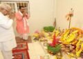 महानवमी पर राज्यपाल पटेल ने किया कन्या पूजन, प्रदेशवासियों की सुख-समृद्धि की कामना
