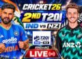 IND vs NZ 2nd T20I: क्राइस्टचर्च में भारत-न्यूजीलैंड की भिड़ंत, ऐसी हो सकती है प्लेइंग-11