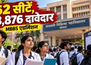 एमपी में MBBS की 62 सीटों पर 13,876 दावेदार, डॉक्टर बनने के लिए कड़ी टक्कर; भोपाल में एक सीट पर 944 की होड़