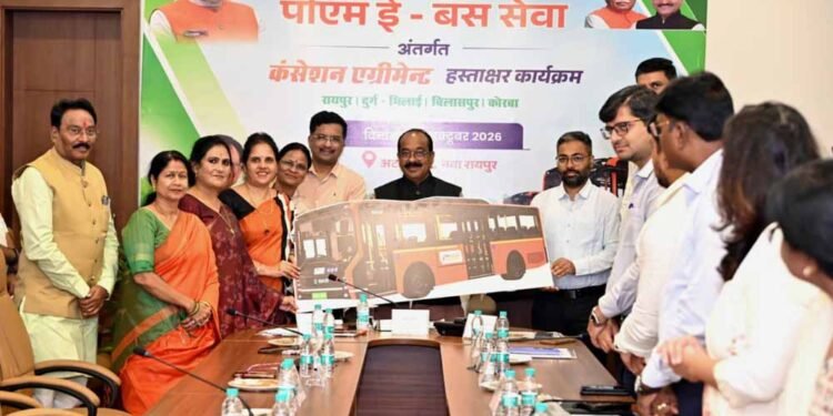 छत्तीसगढ़ में 240 ई-बसों की तैयारी, बिलासपुर और भिलाई में नवंबर से शुरू होगा संचालन