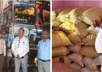 बलरामपुर में अवैध धान पर कार्रवाई, 26 क्विंटल धान जब्त