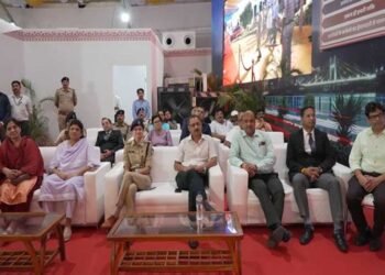 नवीन न्याय संहिताओं पर आधारित भव्य प्रदर्शनी का डीजीपी  कैलाश मकवाणा की उपस्थिति में सफल समापन