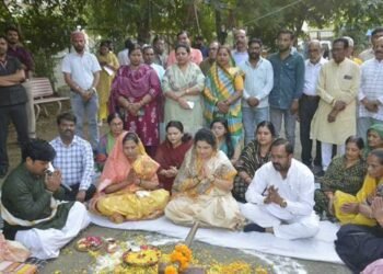 गोविंदपुरा क्षेत्र के वार्ड-60 में 42 लाख रुपये से अधिक के विकास कार्यों का हुआ भूमि-पूजन